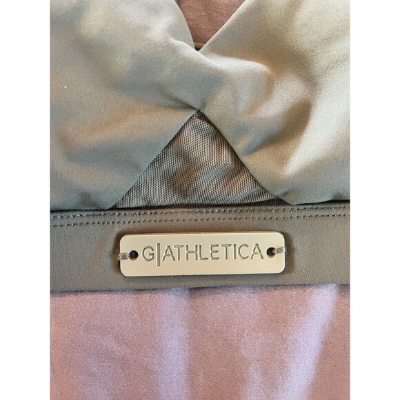 G Athletica T Back Sports Bra Athletic Bra Womens Small Sage Green - Picture 2 of 4
